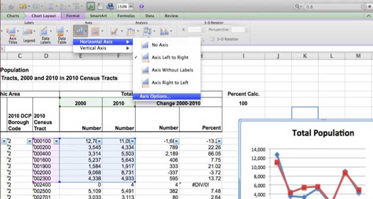 change axis label excel for mac